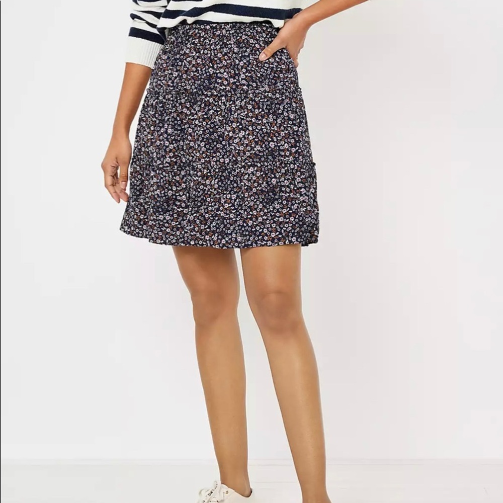 Loft Tiered Skirt